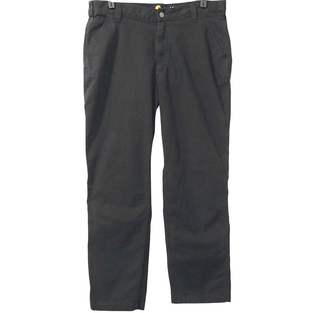 Carhartt Men’s Pants 36x31 Black Relaxed Fit Rugged Flex Cotton Blend 102291-001